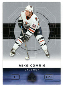 Mike Comrie - Edmonton Oilers (NHL Hockey Card) 2002-03 Upper Deck SP Authentic # 37 Mint