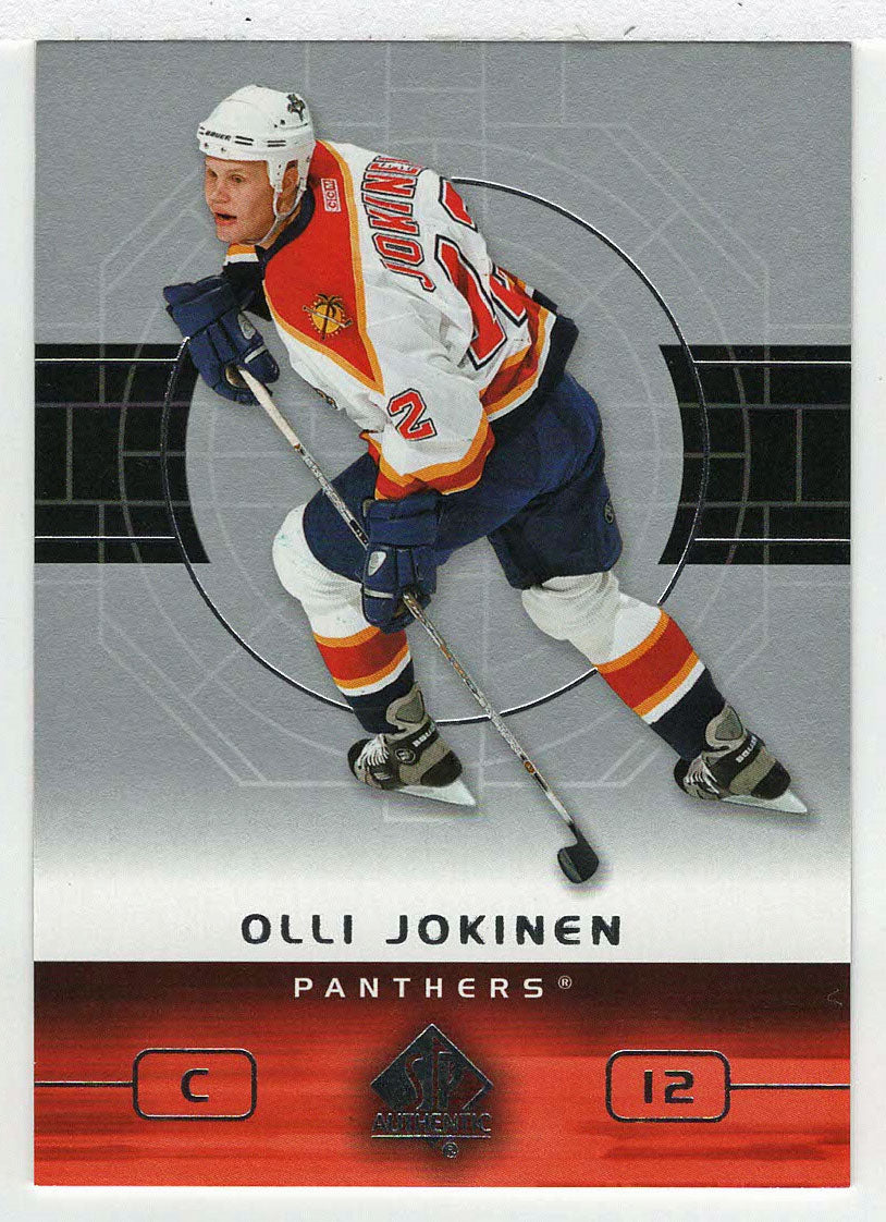 Olli Jokinen - Florida Panthers (NHL Hockey Card) 2002-03 Upper Deck SP Authentic # 41 Mint