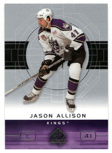 Jason Allison - Los Angeles Kings (NHL Hockey Card) 2002-03 Upper Deck SP Authentic # 44 Mint