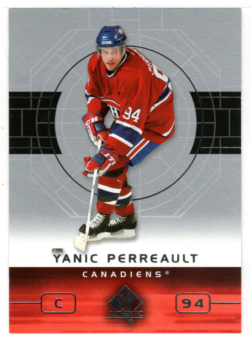 Yanic Perreault - Montreal Canadiens (NHL Hockey Card) 2002-03 Upper Deck SP Authentic # 49 Mint