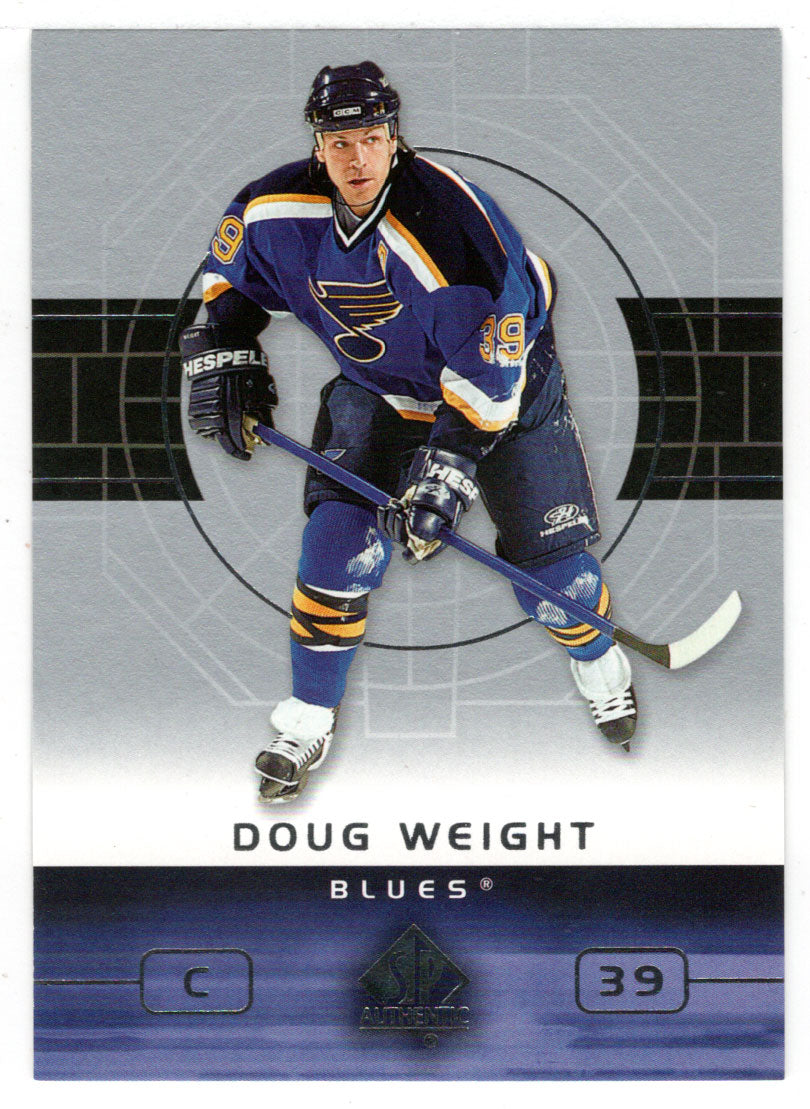 Doug Weight - St. Louis Blues (NHL Hockey Card) 2002-03 Upper Deck SP Authentic # 77 Mint