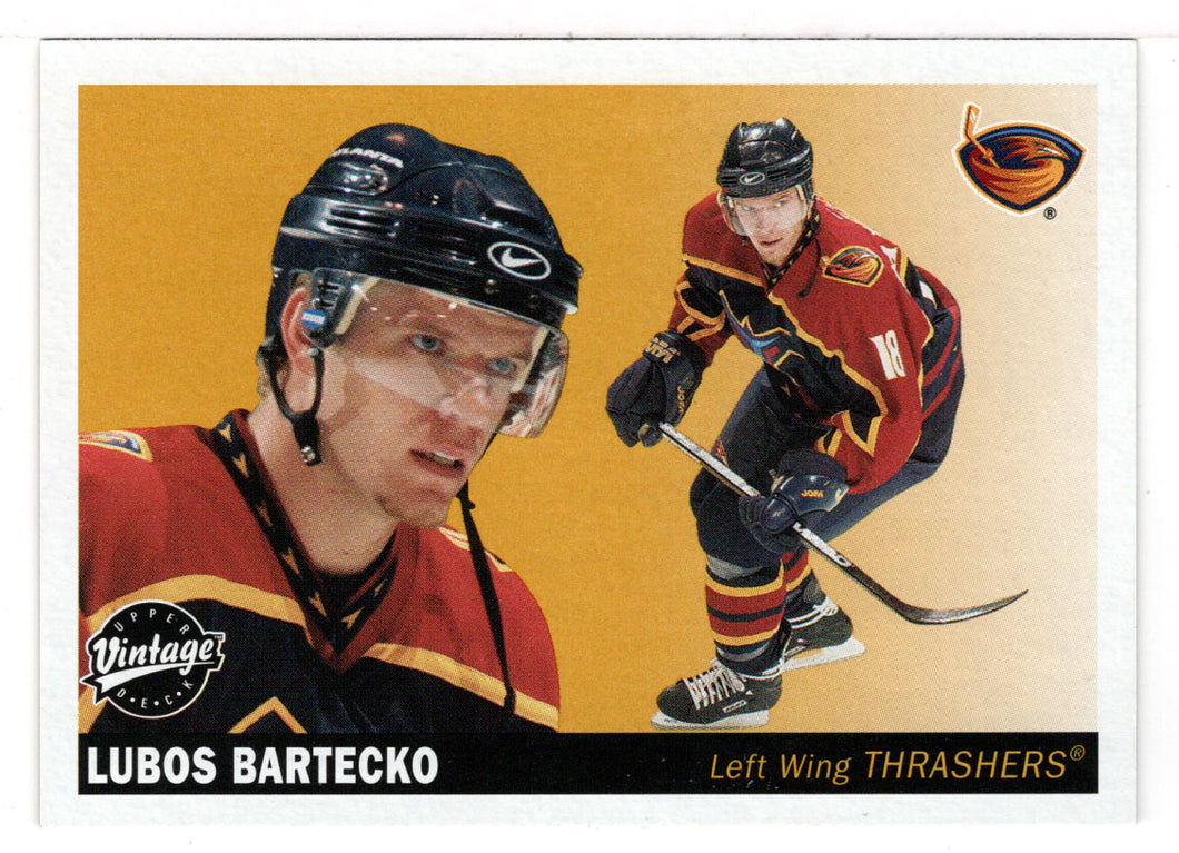 Lubos Bartecko - Atlanta Thrashers (NHL Hockey Card) 2002-03 Upper Deck Vintage # 11 Mint