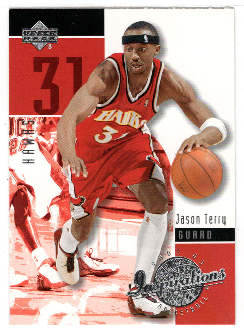 Jason Terry - Atlanta Hawks (NBA Basketball Card) 2002-03 Upper Deck Inspirations # 2 Mint