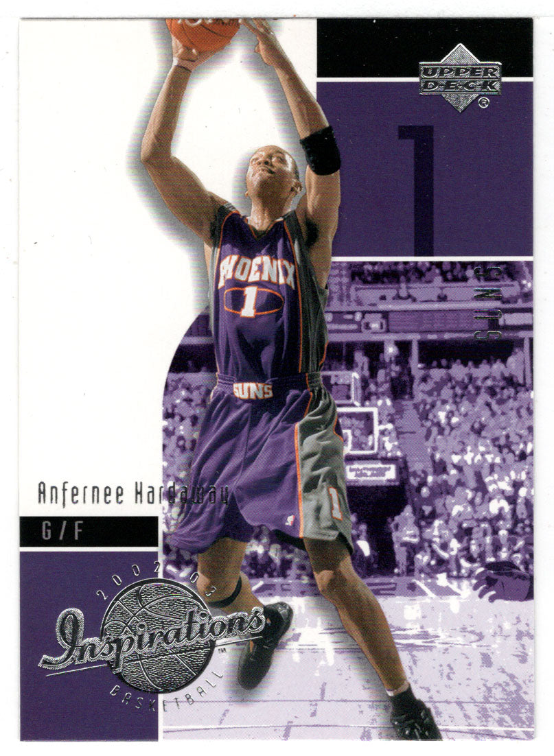 ＠NBA A・ハーダウェイ 直筆サイン入り大判カード (UPPER DECK) Anfernee Hardaway - Phoenix Suns (NBA Basketball Card) 2002-03