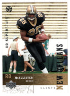 Deuce McAllister - New Orleans Hornets (Multi-Sports Card) 2002-03 Upper Deck SuperStars # 141 Mint