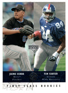 Jaime Cerda - Tim Carter - New York (Multi-Sports Card) 2002-03 Upper Deck SuperStars # 282 Mint