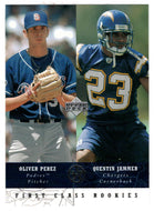Oliver Perez - Quentin Jammer - San Diego (Multi-Sports Card) 2002-03 Upper Deck SuperStars # 288 Mint