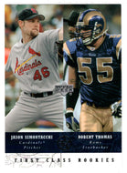 Jason Simontacchi - Robert Thomas - St. Louis (Multi-Sports Card) 2002-03 Upper Deck SuperStars # 292 Mint