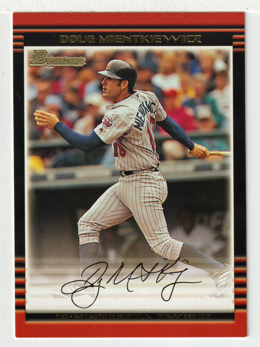 Doug Mientkiewicz - Minnesota Twins (MLB Baseball Card) 2002 Bowman # 21 Mint