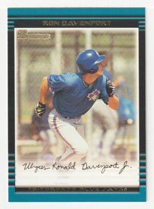 Ron Davenport - Toronto Blue Jays (MLB Baseball Card) 2002 Bowman # 333 Mint
