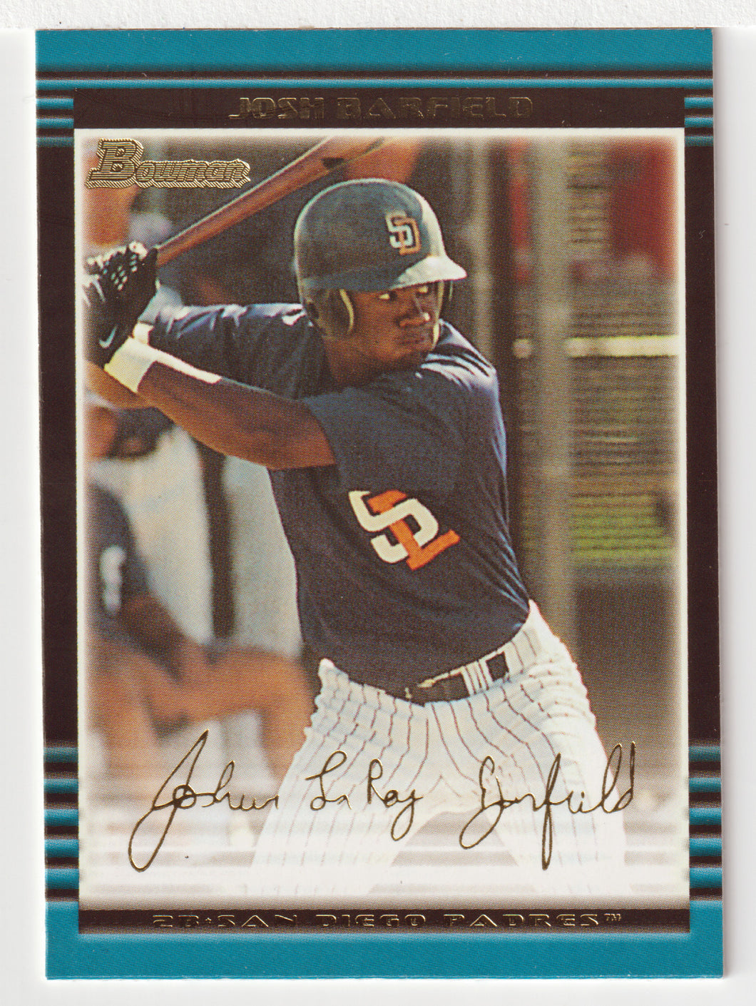 Josh Barfield RC - San Diego Padres (MLB Baseball Card) 2002 Bowman # 390 Mint