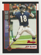 Jeff Blake - Baltimore Ravens (NFL Football Card) 2002 Bowman # 14 Mint