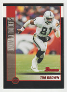 Tim Brown - Oakland Raiders (NFL Football Card) 2002 Bowman # 18 Mint