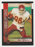 Tony Gonzalez - Kansas City Chiefs (NFL Football Card) 2002 Bowman # 23 Mint