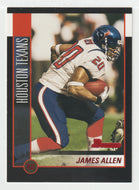 James Allen - Houston Texans (NFL Football Card) 2002 Bowman # 49 Mint