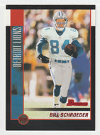 Bill Schroeder - Detroit Lions (NFL Football Card) 2002 Bowman # 67 Mint