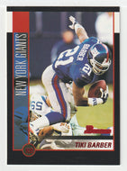 Tiki Barber - New York Giants (NFL Football Card) 2002 Bowman # 94 Mint