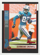 Germane Crowell - Detroit Lions (NFL Football Card) 2002 Bowman # 106 Mint