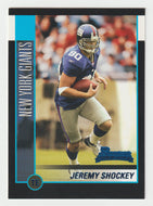 Jeremy Shockey RC - New York Giants (NFL Football Card) 2002 Bowman # 125 Mint