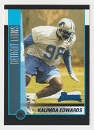 Kalimba Edwards RC - Detroit Lions (NFL Football Card) 2002 Bowman # 129 Mint