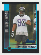 Anthony Weaver RC - Baltimore Ravens (NFL Football Card) 2002 Bowman # 132 Mint