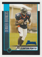 Clinton Portis RC - Denver Broncos (NFL Football Card) 2002 Bowman # 145 Mint