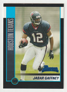 Jabar Gaffney RC - Houston Texans (NFL Football Card) 2002 Bowman # 151 Mint