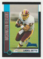 Ladell Betts RC - Washington Redskins (NFL Football Card) 2002 Bowman # 154 Mint