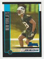 Jon McGraw RC - New York Jets (NFL Football Card) 2002 Bowman # 163 Mint