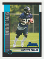 Chester Taylor RC - Baltimore Ravens (NFL Football Card) 2002 Bowman # 173 Mint