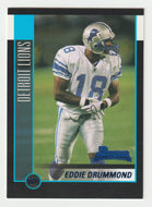 Eddie Drummond RC - Detroit Lions (NFL Football Card) 2002 Bowman # 176 Mint