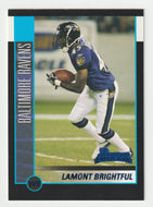 Lamont Brightful RC - Baltimore Ravens (NFL Football Card) 2002 Bowman # 181 Mint