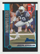 Joseph Jefferson RC - Indianapolis Colts (NFL Football Card) 2002 Bowman # 219 Mint