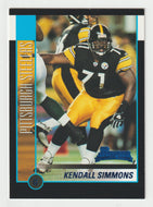 Kendall Simmons RC - Pittsburgh Steelers (NFL Football Card) 2002 Bowman # 227 Mint