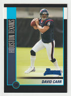 David Carr RC - Houston Texans (NFL Football Card) 2002 Bowman # 250 Mint