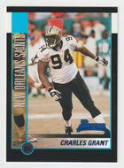 Charles Grant RC - New Orleans Saints (NFL Football Card) 2002 Bowman # 259 Mint