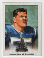 Junior Seau - San Diego Chargers (NFL Football Card) 2002 Donruss Gridiron Kings # 81 Mint