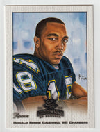 Reche Caldwell RC - San Diego Chargers (NFL Football Card) 2002 Donruss Gridiron Kings # 127 Mint