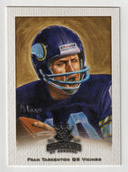 Fran Tarkenton - Minnesota Vikings (NFL Football Card) 2002 Donruss Gridiron Kings # 158 Mint