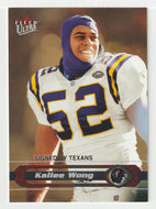 Kailee Wong - Houston Texans - Gold Medallion (NFL Football Card) 2002 Fleer Ultra # 38 Mint