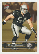 Greg Biekert - Oakland Raiders - Gold Medallion (NFL Football Card) 2002 Fleer Ultra # 60 Mint