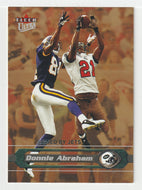Donnie Abraham - New York Jets - Gold Medallion (NFL Football Card) 2002 Fleer Ultra # 93 Mint