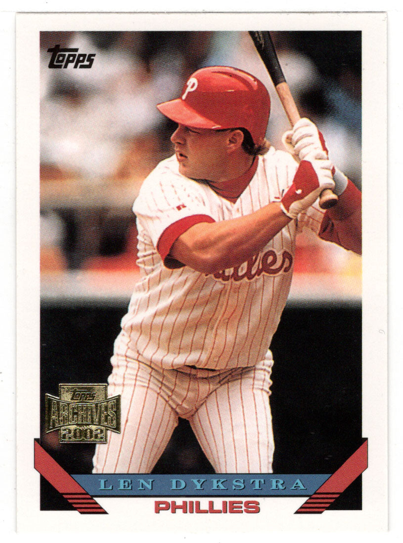 Len Dykstra '93 - Philadelphia Phillies (MLB Baseball Card) 2002 Topps Archives # 7 Mint