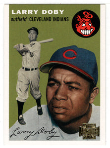 Larry Doby '54 - Cleveland Indians (MLB Baseball Card) 2002 Topps Archives # 115 Mint