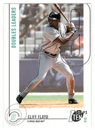 Cliff Floyd - Florida Marlins - Doubles Leaders (MLB Baseball Card) 2002 Topps Ten # 19 Mint