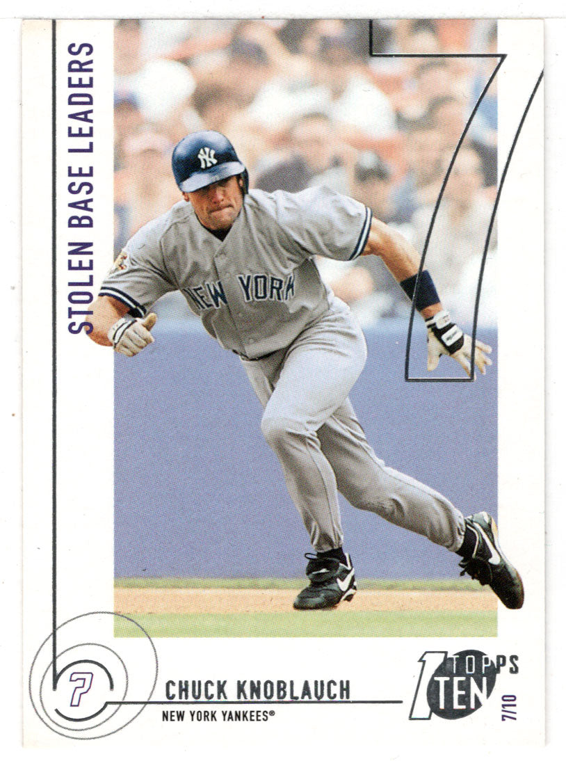 Chuck Knoblauch - Kansas City Royals - Stolen Bases Leaders (MLB Baseb –  PictureYourDreams
