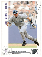 Chuck Knoblauch - Kansas City Royals - Stolen Bases Leaders (MLB Baseball Card) 2002 Topps Ten # 78 Mint