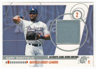 Gary Sheffield - Atlanta Braves - Relics Jersey (MLB Baseball Card) 2002 Topps Ten # TTR-GS Mint