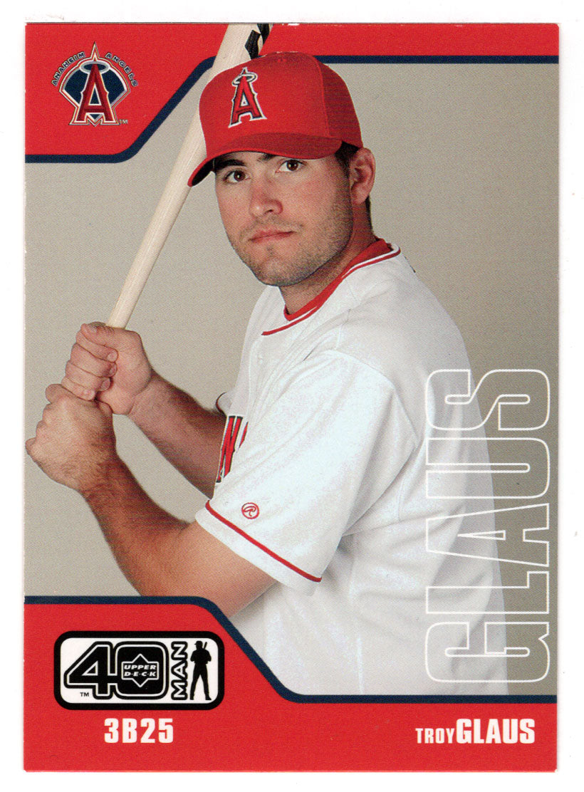 Troy Glaus - Anaheim Angels (MLB Baseball Card) 2002 Upper Deck 40-Man # 5 Mint
