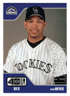 Rene Reyes RC - Colorado Rockies (MLB Baseball Card) 2002 Upper Deck 40-Man # 1009 Mint